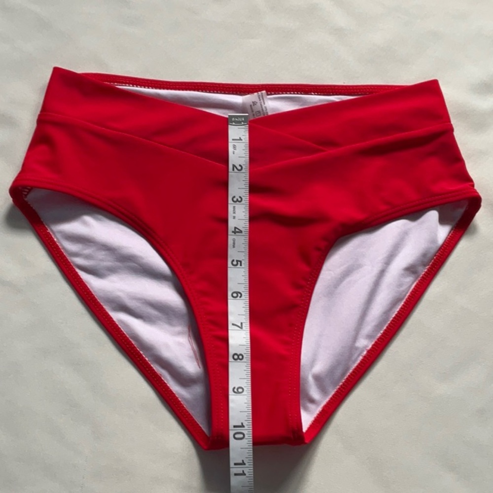 Shekini Red Bikini Set Two Piece Womens Size S - Picture 7 of 8
